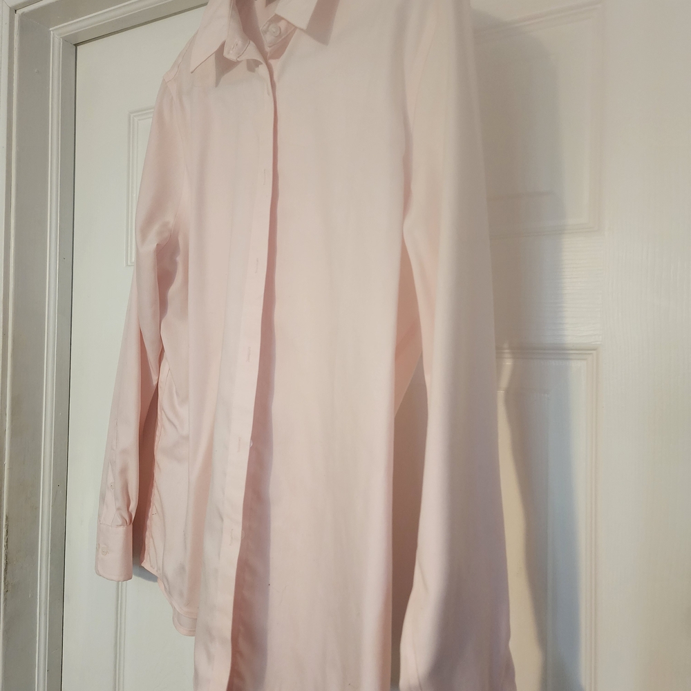 Womens Light Pink Dress Shirt